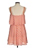 TCEC 100% Polyester Stripes Orange Casual Dress Size M - photo 2