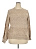 Unbranded 100% Acrylic Metallic Tan Pullover Sweater Size 2X - photo 1