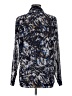 CAbi 100% Polyester Print Blue Long Sleeve Blouse Size M - photo 2