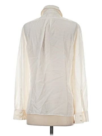 Armani Collezioni Long Sleeve Silk Top (view 2)