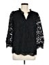 Talbots 100% Polyester Black 3/4 Sleeve Blouse Size M - photo 1