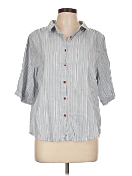 Chico's 3/4 Sleeve Button-Down Shirt (view 1)