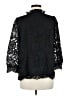 Talbots 100% Polyester Black 3/4 Sleeve Blouse Size M - photo 2