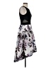 Xscape Floral Black Cocktail Dress Size 2 - photo 4