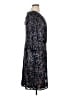 PAPELL Studio Black Blue Cocktail Dress Size 16W - photo 4