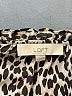 Ann Taylor LOFT 100% Polyester Animal Print Tan Short Sleeve Blouse Size M - photo 7