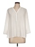 NYDJ 100% Polyester Ivory 3/4 Sleeve Blouse Size M (petite) - photo 1