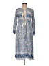 Unbranded Paisley Blue Casual Dress Size L (estimated) - photo 1