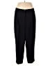 Unbranded Solid Black Dress Pants Size XL (estimated) - photo 1