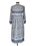 Unbranded Paisley Blue Casual Dress Size L (estimated) - photo 2