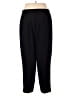 Unbranded Solid Black Dress Pants Size XL (estimated) - photo 2