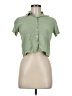 Unbranded Green Short Sleeve Blouse Size M - photo 1