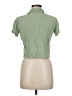 Unbranded Green Short Sleeve Blouse Size M - photo 2