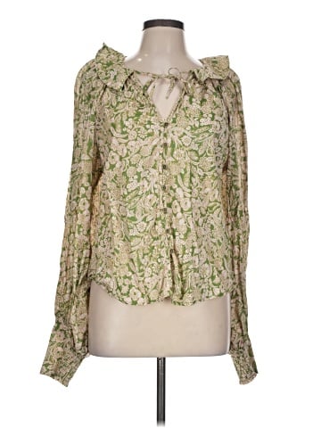 By Anthropologie Long Sleeve Blouse (view 1)