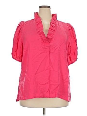Crown & Ivy Short Sleeve Blouse (view 1)