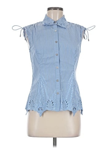 Karen Millen Sleeveless Button-Down Shirt (view 1)