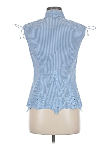 Karen Millen Sleeveless Button-Down Shirt (view 2)