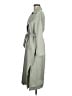 River Island 100% Polyester Green Trenchcoat Size M - photo 5