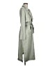 River Island 100% Polyester Green Trenchcoat Size M - photo 4
