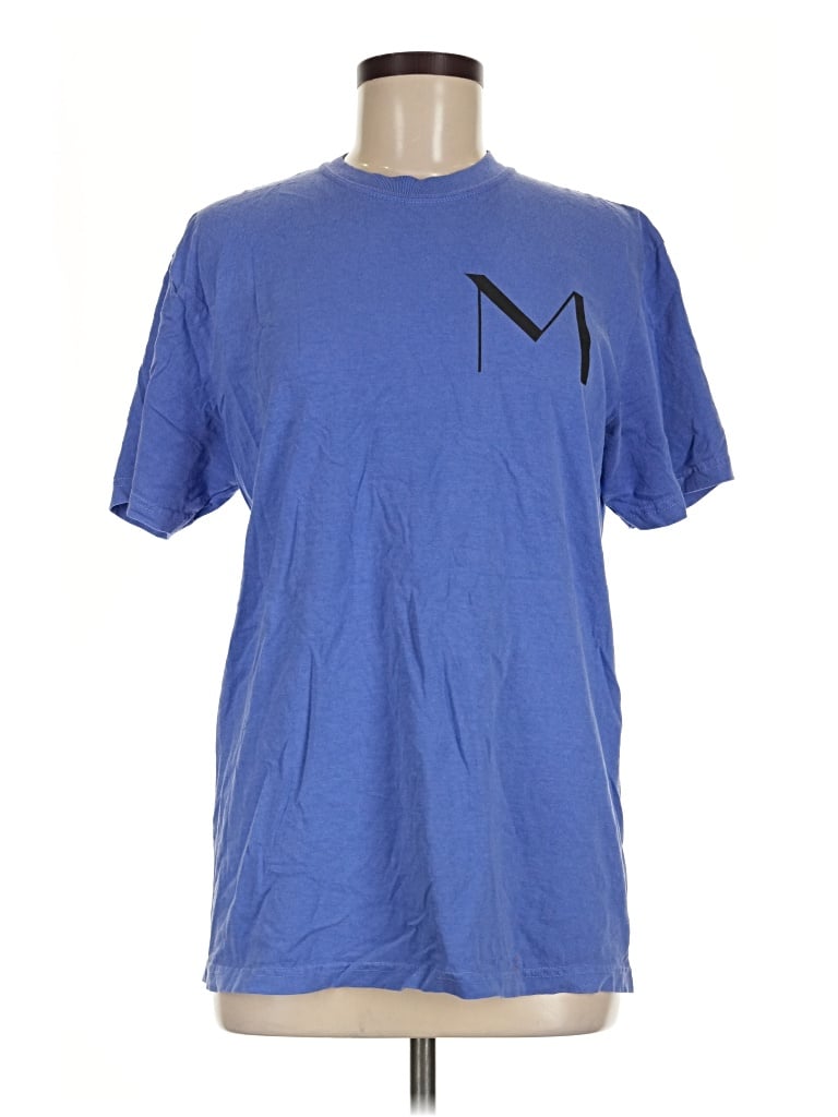 Pre-owned Comfort Colors Short Sleeve T-shirt In Blue