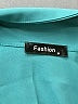 Fashion 100% Polyester Solid Teal Jumpsuit Size M - photo 4