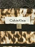 Calvin Klein 100% Polyester Animal Print Gold Long Sleeve Blouse Size M - photo 7