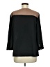Ann Taylor Color Block Blue 3/4 Sleeve Blouse Size M - photo 2