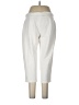 Purejill Solid Ivory Casual Pants Size L - photo 2