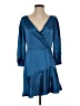 Free People 100% Silk Blue Kimono Size 4 - photo 1