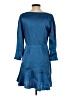 Free People 100% Silk Blue Kimono Size 4 - photo 2