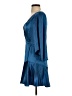 Free People 100% Silk Blue Kimono Size 4 - photo 5