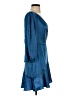 Free People 100% Silk Blue Kimono Size 4 - photo 4