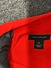 Ann Taylor 100% Polyester Orange Red Long Sleeve Blouse Size XS - photo 7