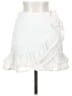 TOBI 100% Polyester White Casual Skirt Size S - photo 1