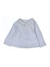Jacadi 100% Cotton Blue Long Sleeve Top 12-18 MO / 18 MO - photo 1