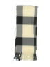 American Eagle Outfitters 100% Acrylic Checkered-gingham Gray Ivory Scarf One size - photo 2