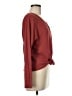 Lovemarks Burgundy Long Sleeve Top Size M - photo 4