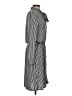 Ann Taylor Stripes Gray Casual Dress Size S - photo 4