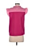 Shein 100% Polyester Pink Short Sleeve Blouse Size 4 - photo 2