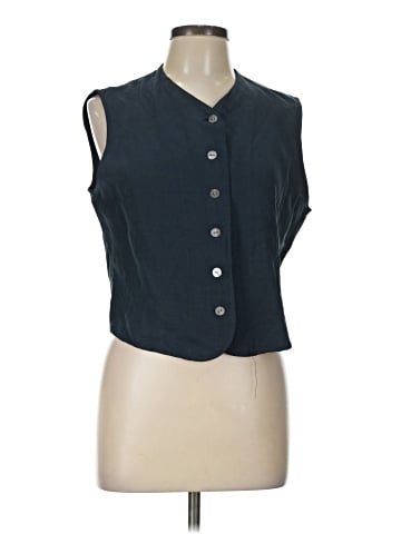 Press Sleeveless Silk Top (view 1)