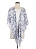 Elan 100% Rayon Blue Kimono One size - photo 1