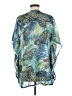 Blue Island Green 3/4 Sleeve Blouse Size M - photo 2