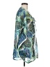 Blue Island Green 3/4 Sleeve Blouse Size M - photo 4
