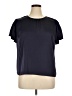 J.Crew Black Short Sleeve Top Size 16 - photo 1