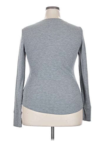 Time and Tru Long Sleeve Henley (view 2)