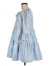 Aqua 100% Polyester Blue Casual Dress Size M - photo 5