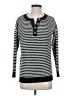 Pink Clover Stripes Gray Pullover Sweater Size S - photo 1
