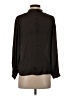 J.Crew 100% Polyester Black Long Sleeve Blouse Size XS - photo 2