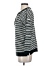 Pink Clover Stripes Gray Pullover Sweater Size S - photo 5