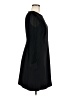 J.Crew 100% Polyester Solid Black Casual Dress Size 6 - photo 4